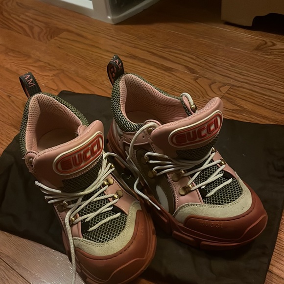 Gucci Flashtrek Sega leather sneakers (womens) - Picture 5 of 5